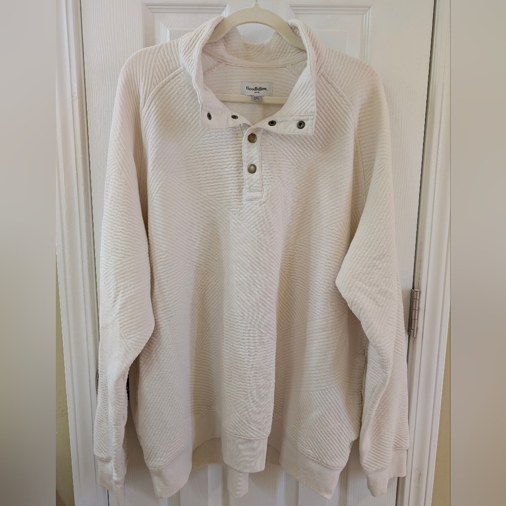 Goodfellow & Co Cream Crewneck Sweater